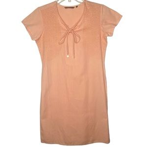 Melange Cotten/linen Blend Tunic in Creamsicle Sz M